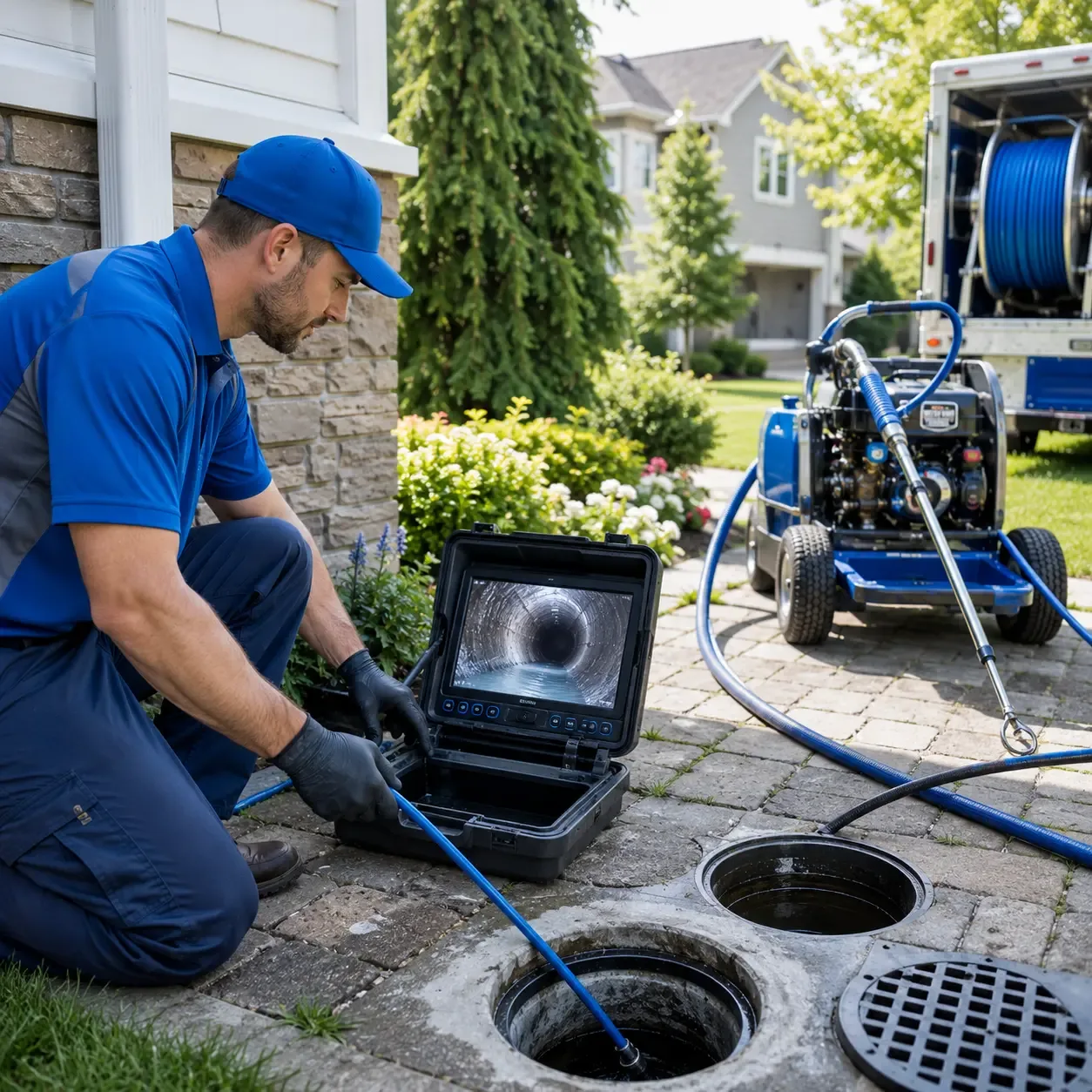 Outdoor drain cleaning professionals serving Gum Spring, VA